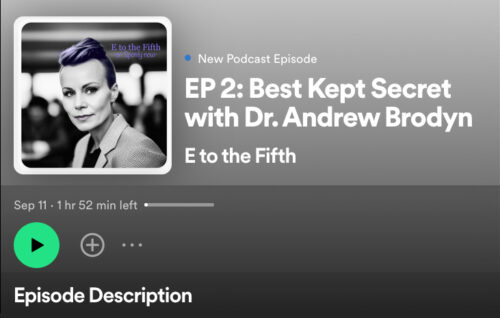 e to the fifth podcast andrew brodyn